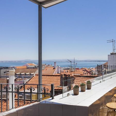 Amazing Rooftop Terrace With River And Historic City View 4 Bedrooms 4 Bathrooms Ac 19Th Century Building Chiado Lisboa المظهر الخارجي الصورة