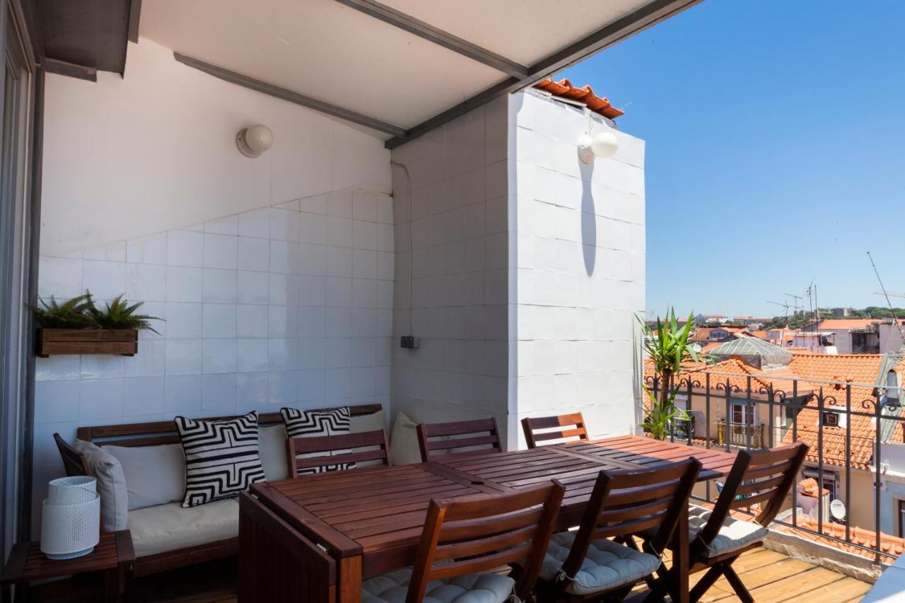 Amazing Rooftop Terrace With River And Historic City View 4 Bedrooms 4 Bathrooms Ac 19Th Century Building Chiado Lisboa المظهر الخارجي الصورة
